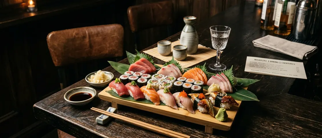 Image showing sushi spread